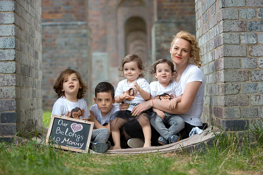 Family photographed by Darina Photography in Barnet, North London
